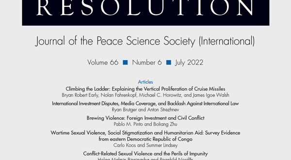 Journal of Conflict Resolution - Volume 66 Issue 6, July 2022