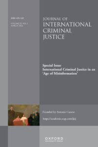 Journal of International Criminal Justice - Volume 20, Issue 1, March 2022