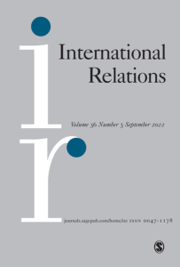 International Relations - Volume 36 Issue 3, September 2022