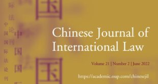 Chinese Journal of International Law - Volume 21, Issue 2, June 2022