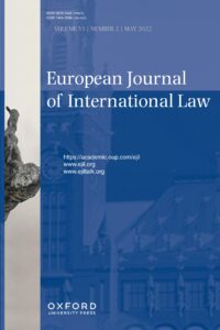 European Journal of International Law - Volume 33, Issue 2, May 2022