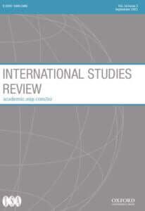 International Studies Review - Volume 24, Issue 3, September 2022
