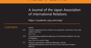International Relations of the Asia-Pacific - Volume 22, Issue 3, September 2022