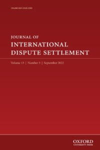 Journal of International Dispute Settlement - Volume 13, Issue 3, September 2022