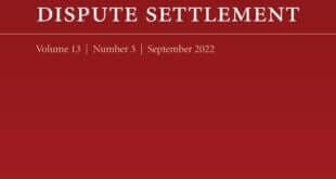 Journal of International Dispute Settlement - Volume 13, Issue 3, September 2022
