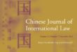 Chinese Journal of International Law - Volume 21, Issue 3, September 2022
