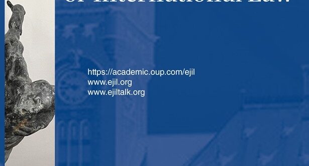 European Journal of International Law - Volume 33, Issue 3, August 2022