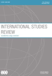 International Studies Review - Volume 24, Issue 4, December 2022