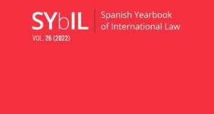 Spanish Yearbook of International Law – No. 26 (2022)