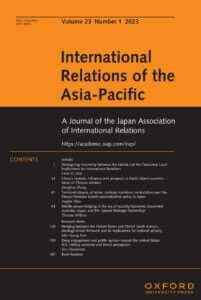 International Relations of the Asia-Pacific - Volume 23, Issue 1, January 2023