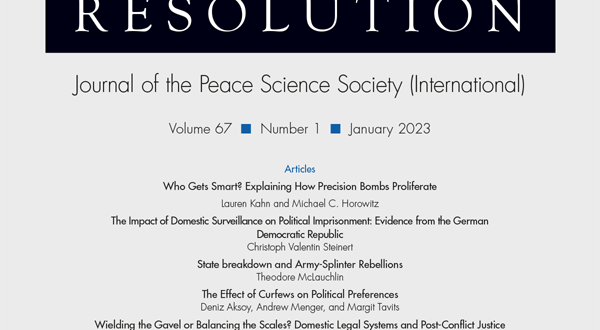 Journal of Conflict Resolution - Volume 67 Issue 1, January 2023