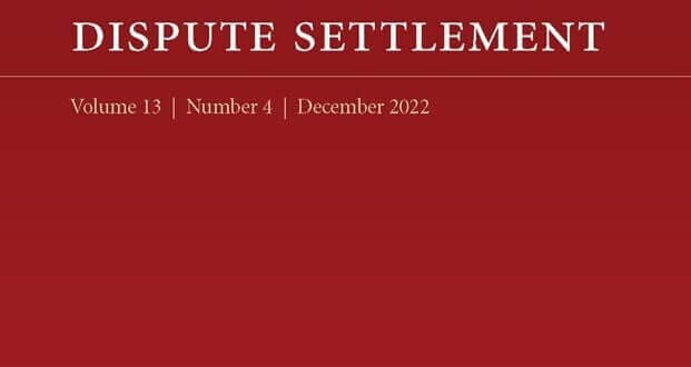 Journal of International Dispute Settlement - Volume 13, Issue 4, December 2022