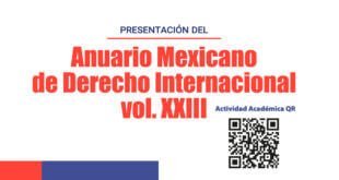 Presentación del Anuario Mexicano de Derecho Internacional vol. XXIII