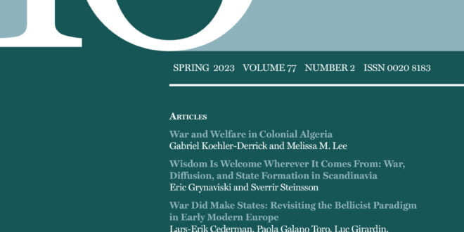 International Organization - Volume 77 - Issue 2 - Spring 2023