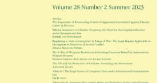 Journal of Conflict & Security Law – Volume 28, Issue 2, Summer 2023