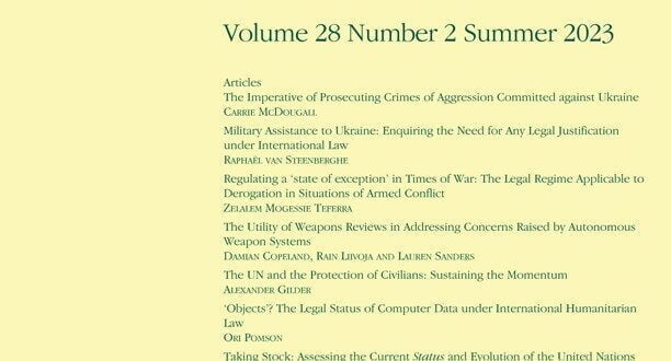 Journal of Conflict & Security Law - Volume 28, Issue 2, Summer 2023
