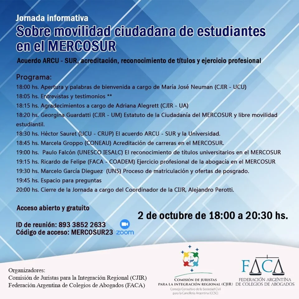 Reconocimiento de títulos y ejercicio profesional en el Mercosur