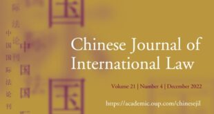 Chinese Journal of International Law - Volume 21, Issue 4, December 2022