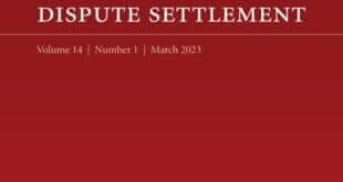 Journal of International Dispute Settlement - Volume 14, Issue 1, March 2023